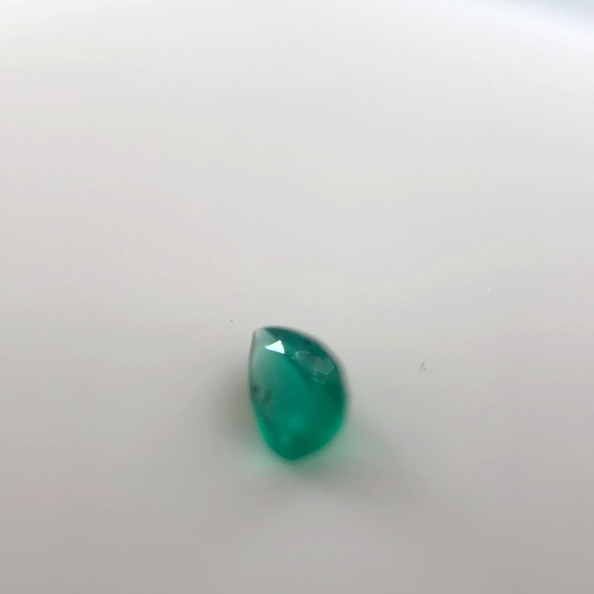 0.23 CT Pear-Shaped Cut -Natural Emerald Gemstone - Coscuez