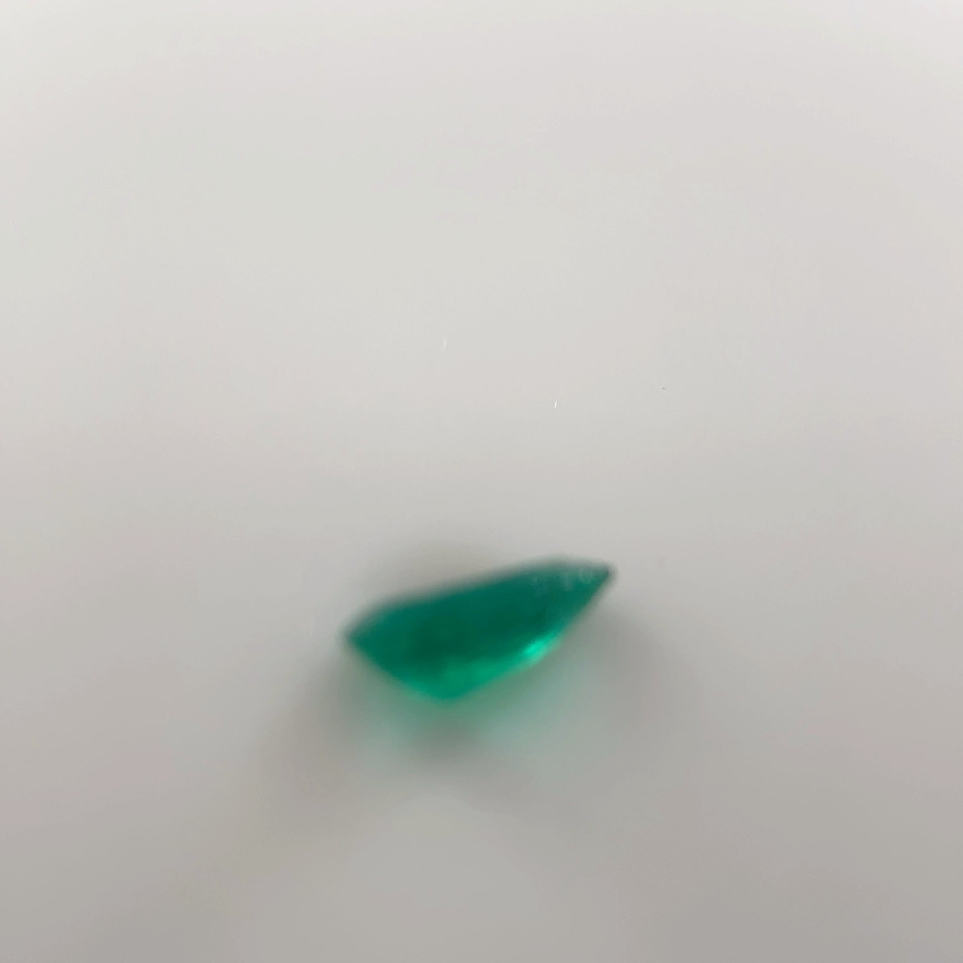 0.23 CT Pear-Shaped Cut -Natural Emerald Gemstone - Coscuez