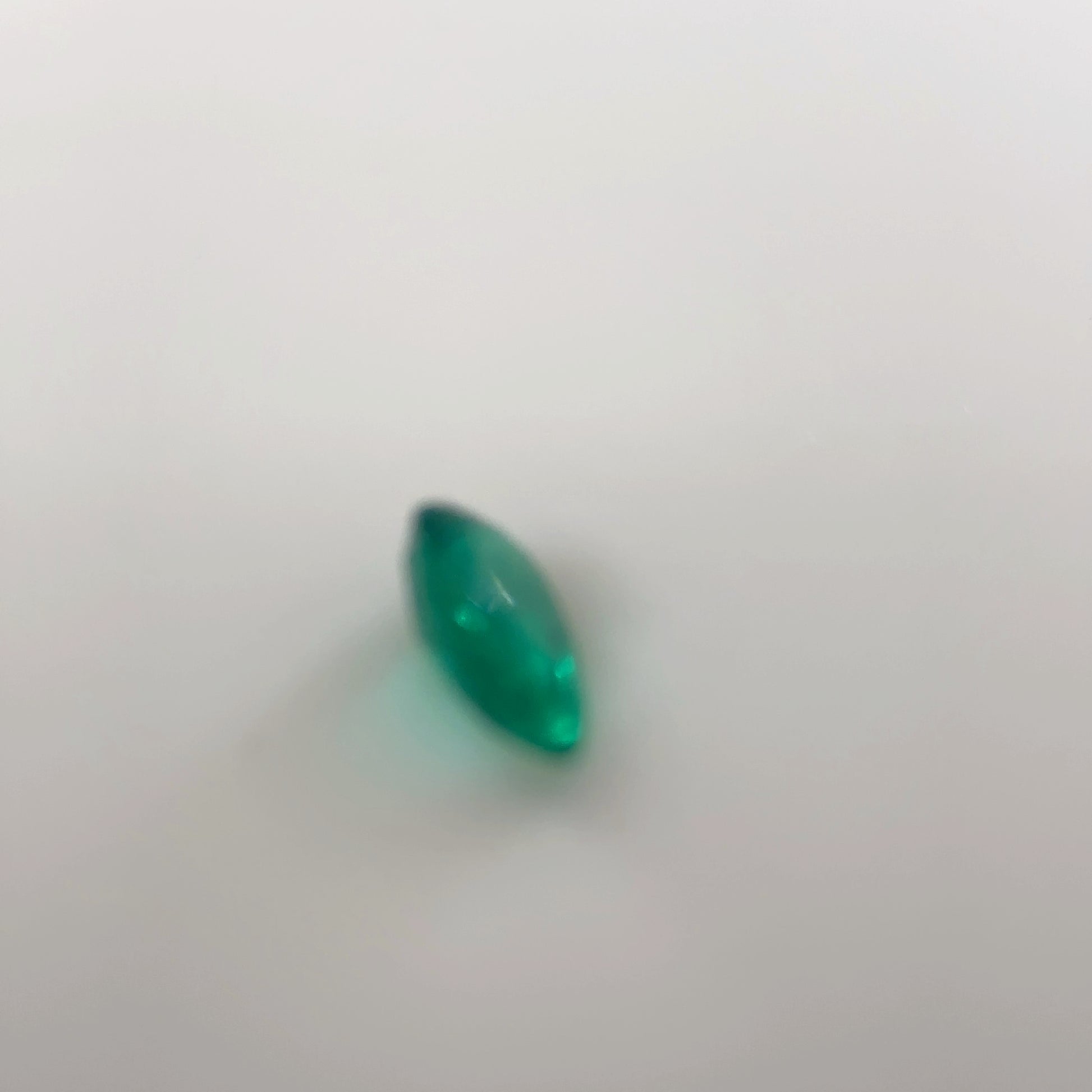0.23 CT Pear-Shaped Cut -Natural Emerald Gemstone - Coscuez