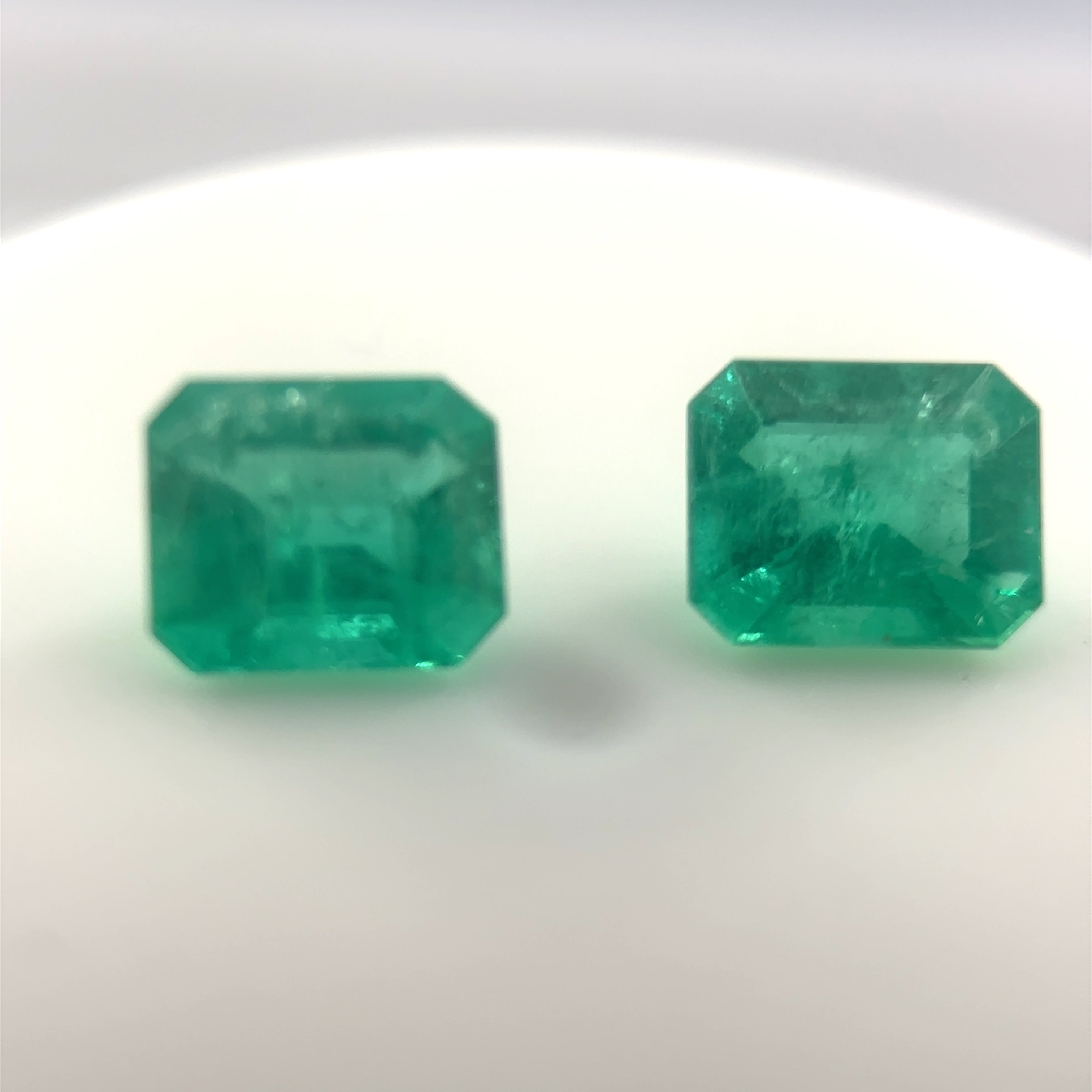 2.69 Muzo Emeralds Cut Loose Emerald Pair