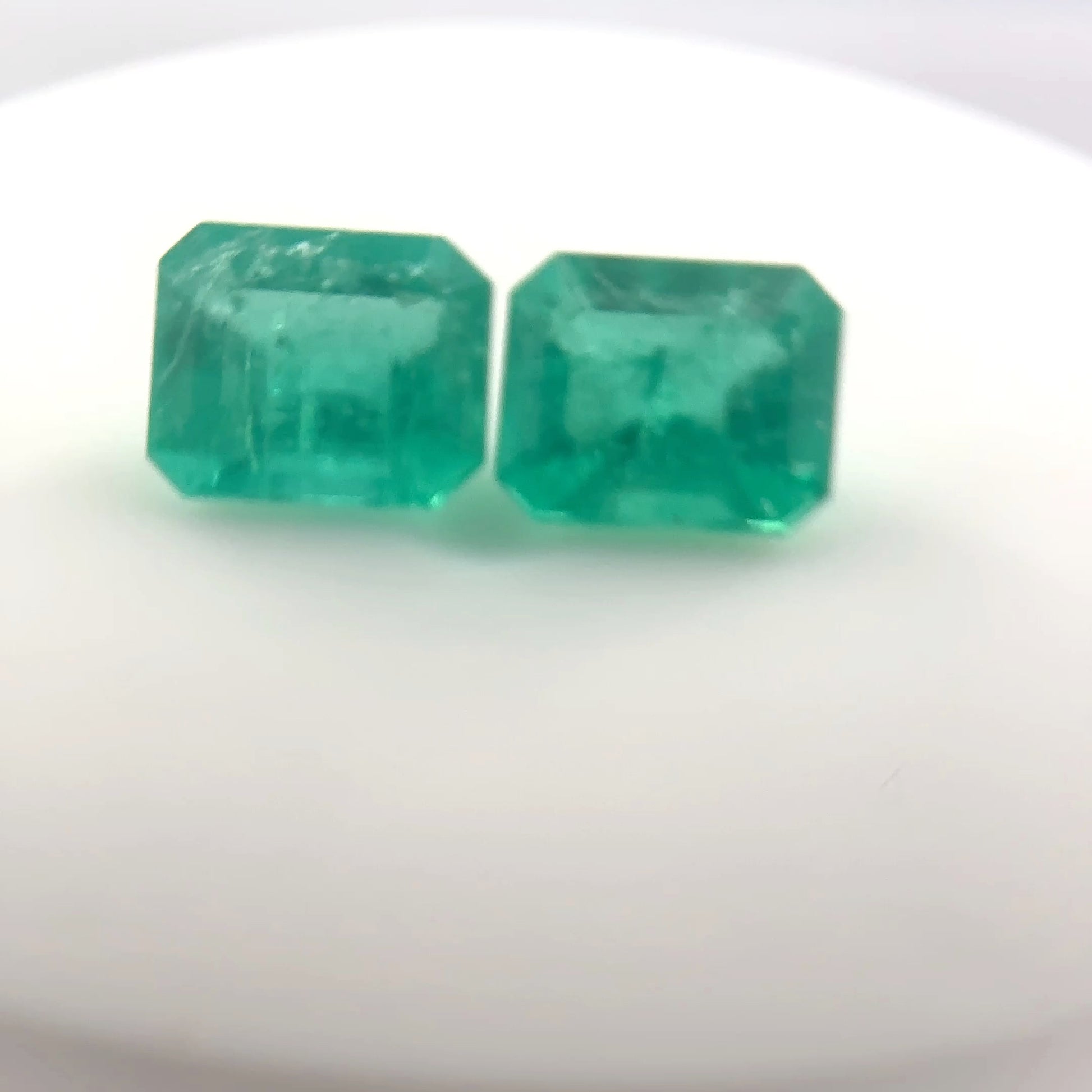 2.69 Muzo Emeralds Cut Loose Emerald Pair