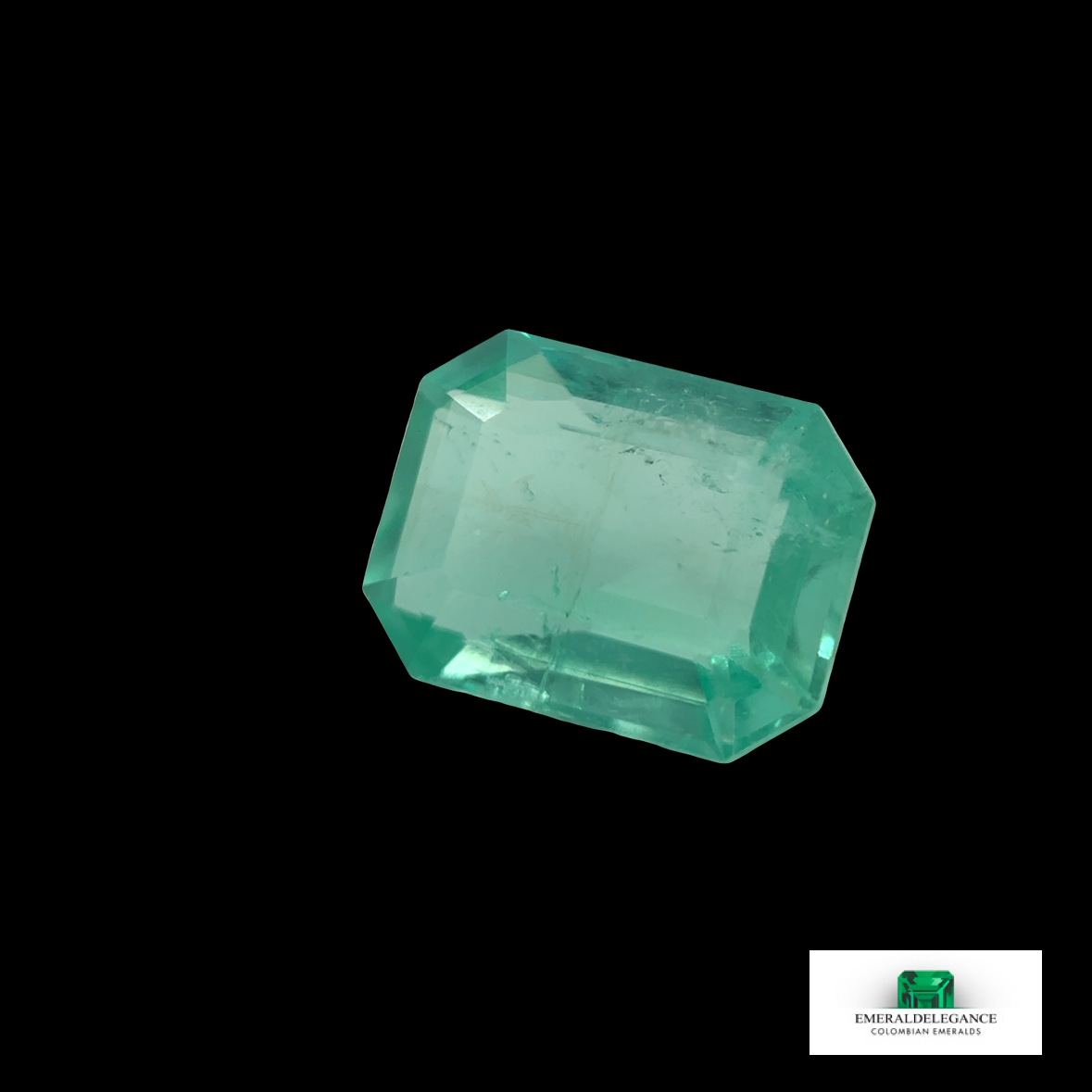 3.01 ct Emerald Cut Natural Emerald Gemstone