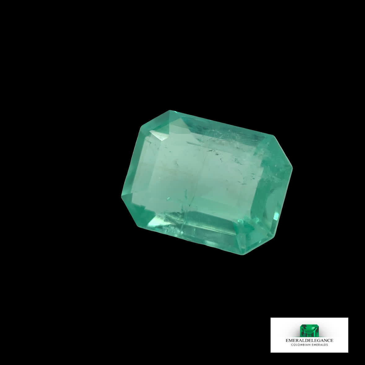 3.01 ct Emerald Cut Natural Emerald Gemstone