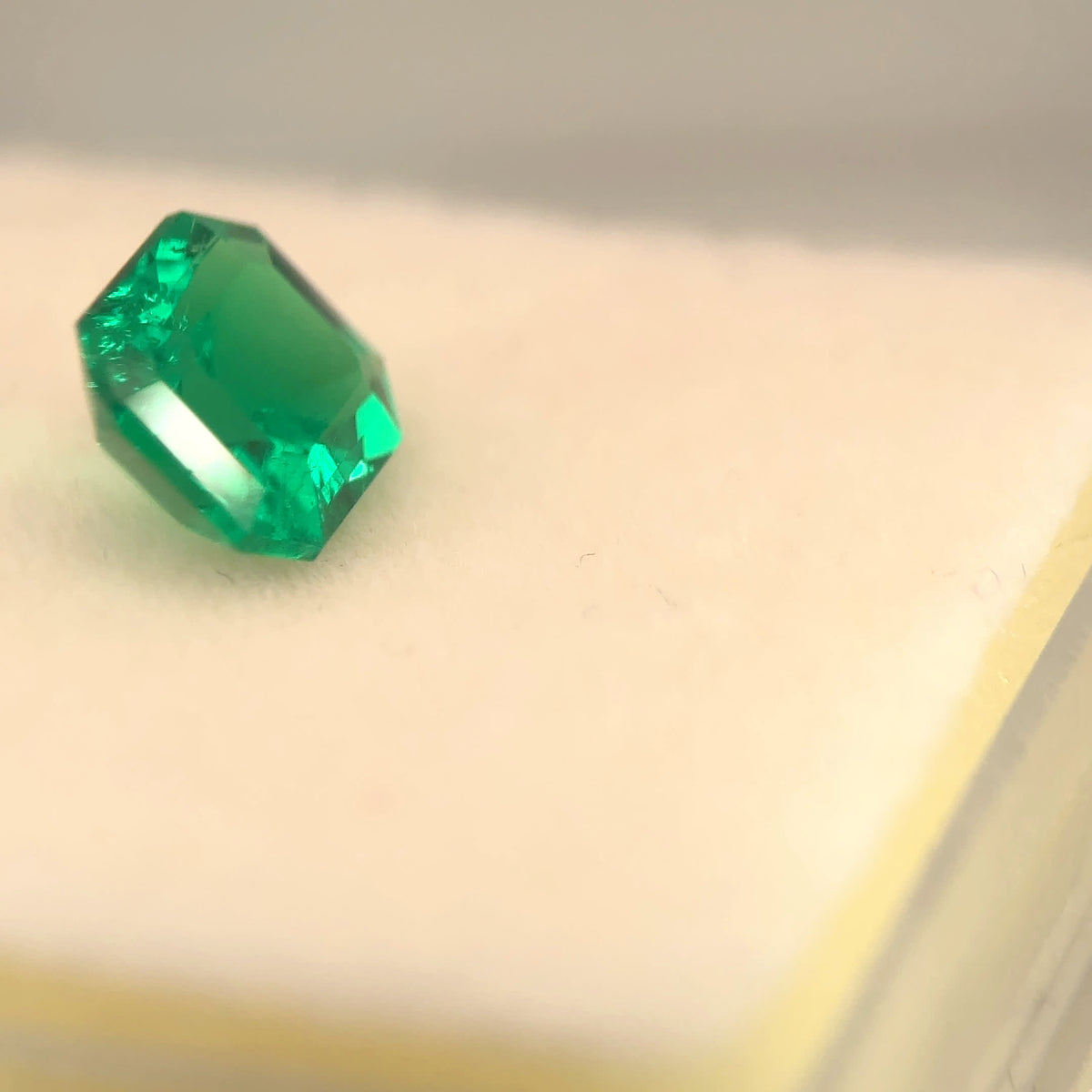 Emerald Cut Loose Green Emerald