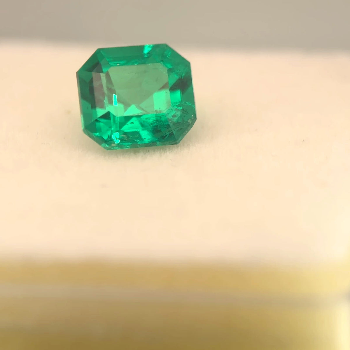 Emerald Cut Loose Green Emerald