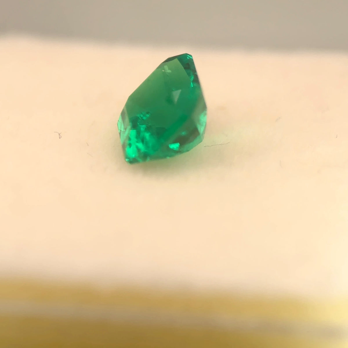 Emerald Cut Loose Green Emerald
