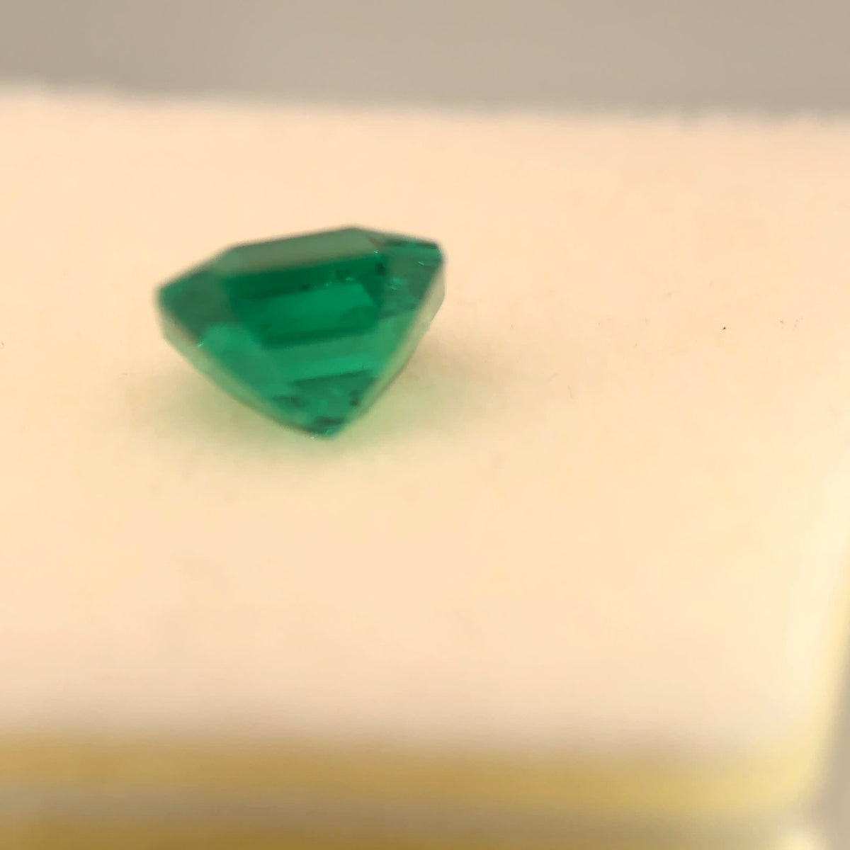 Emerald Cut Loose Green Emerald
