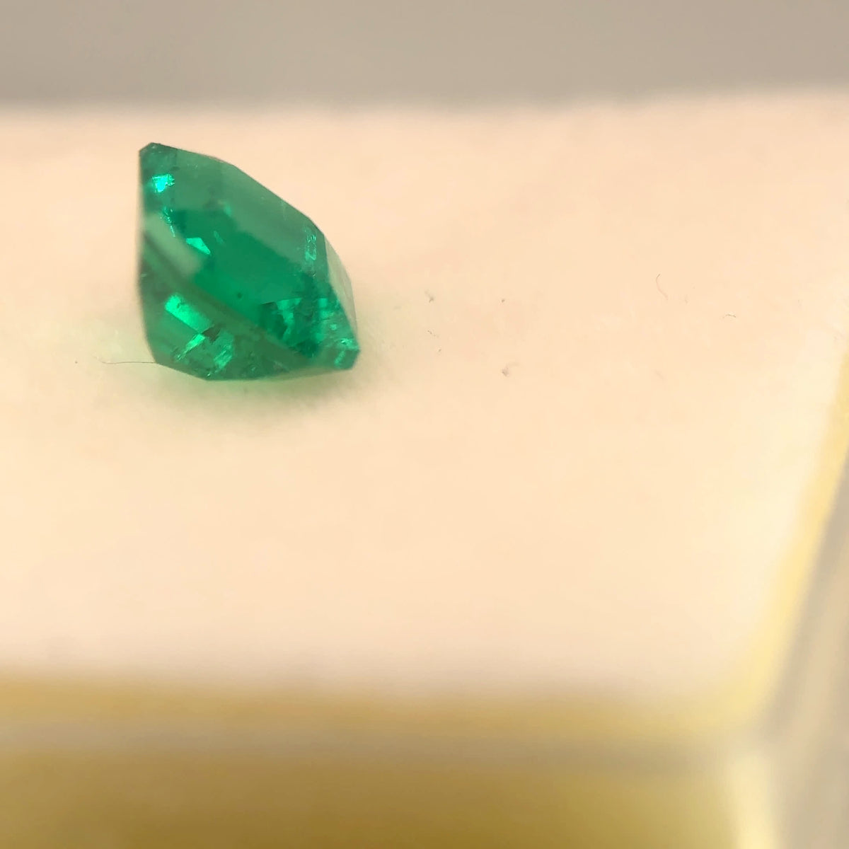 Emerald Cut Loose Green Emerald
