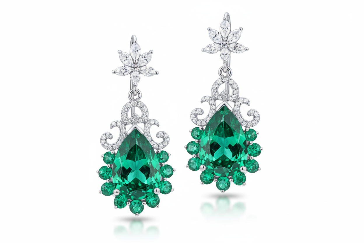 Emeralds for Earrings - Pairs and Sets