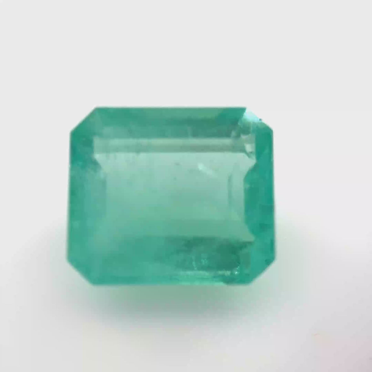 3.83 ct Muzo Natural Emerald Cut Green Emerald Gemstone