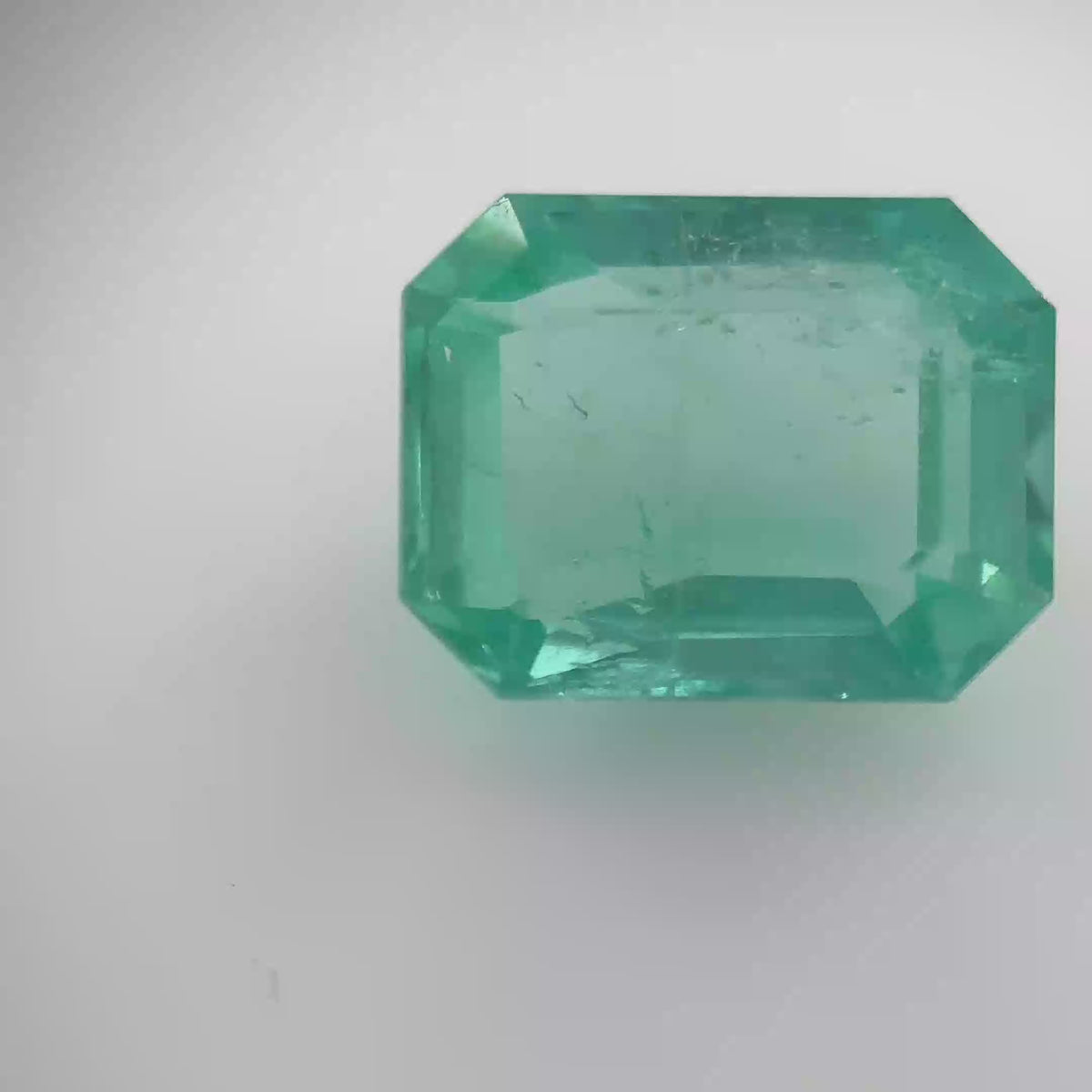 3.01 ct Emerald Cut Natural Emerald Gemstone