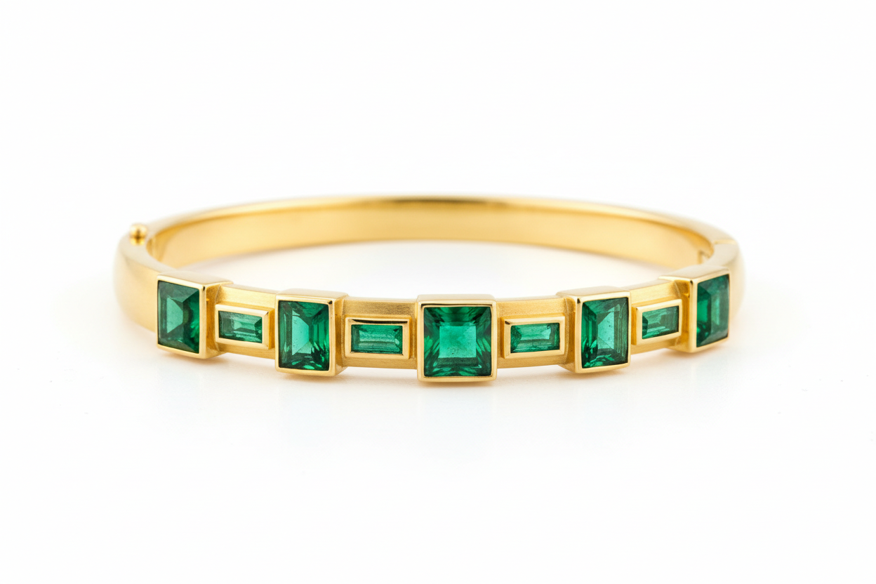 Emeralds for Bracelets - Lots and Sets